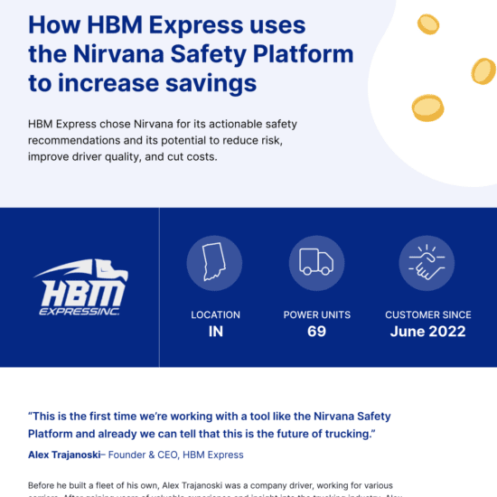How HBM Express uses the Nirvana Safety Platform to increase savings